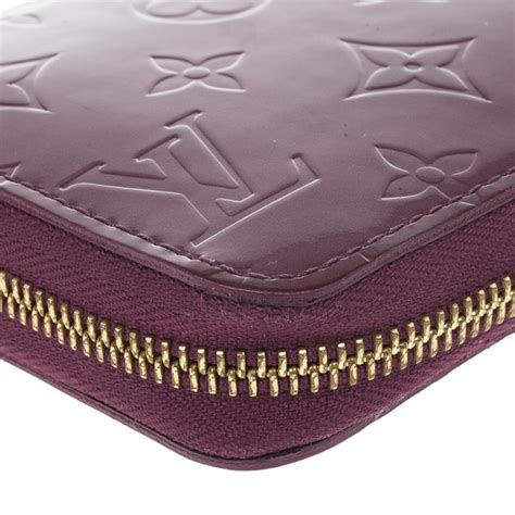 lv purple wallet